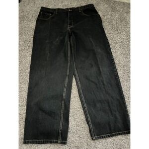 EXTREME‎ USA Mens Dark Wash Denim Jeans W44 L33 Loose Fit Casual Workwear